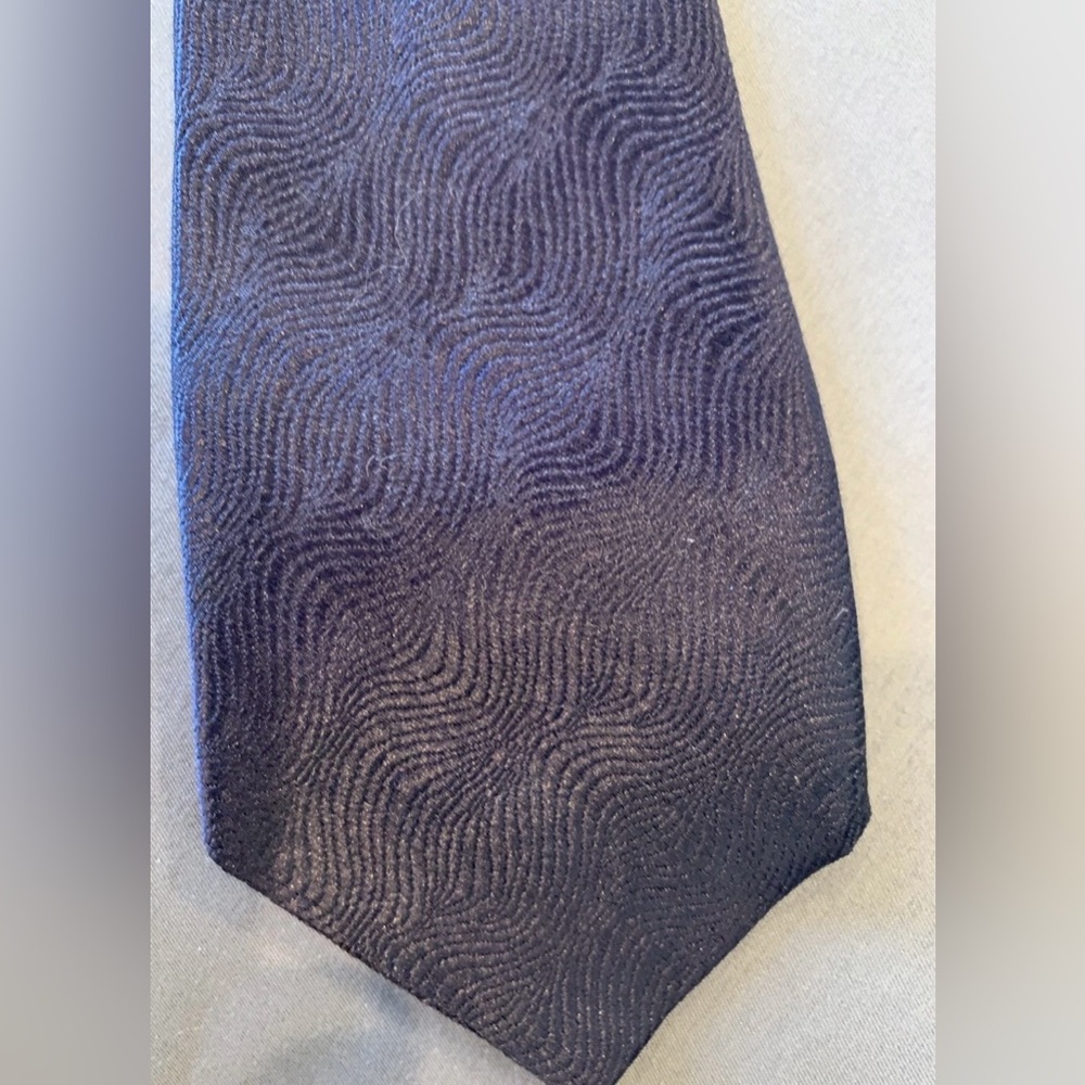 Navy Blue Satin Silk Tie - Baby Boy Toddler Easy Wrap Around Tie 1T 2T 3T 4T 5T